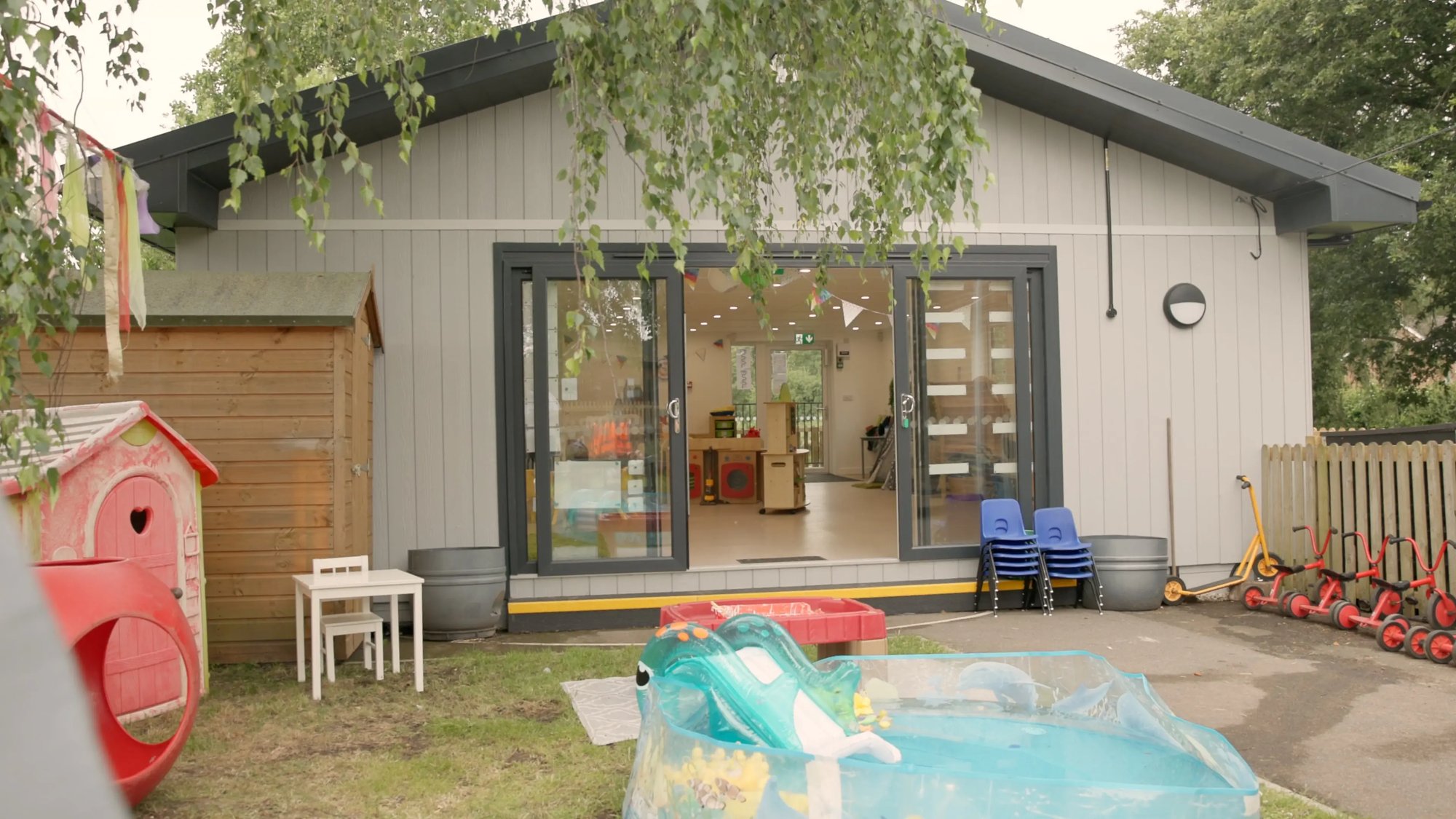 department for education funded childcare building