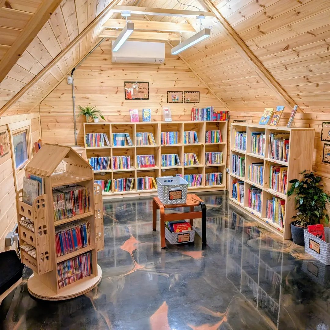 cosy school reading retreat