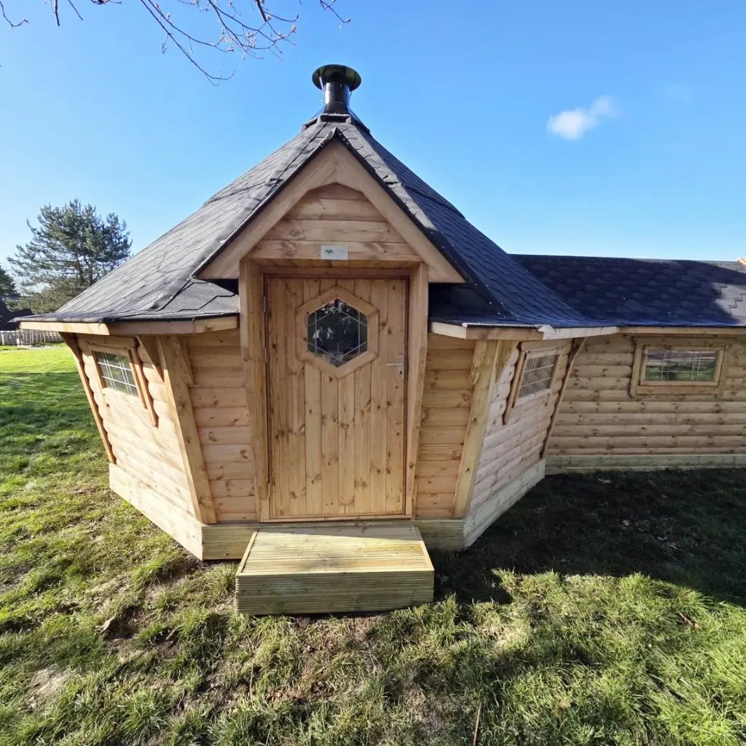 bbq hut for forest school