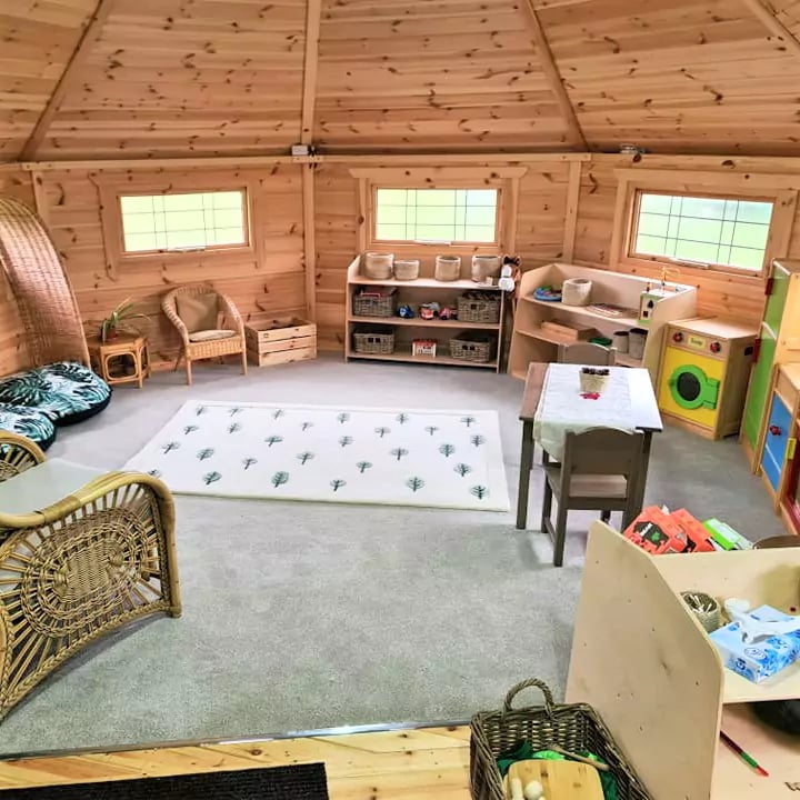 The Happy Homestead Eco Nursery Building