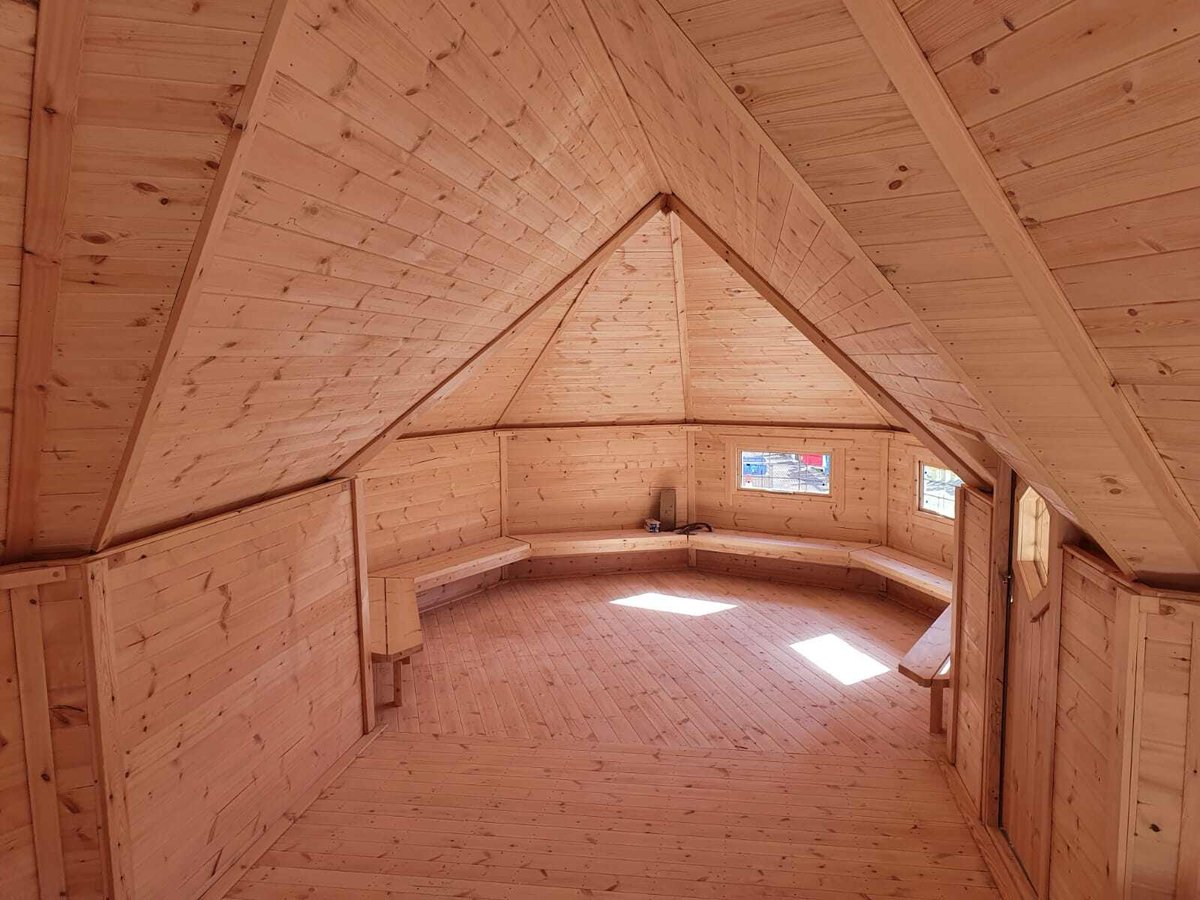 Cabins For Schools - The Old Forge Nursery log cabin
