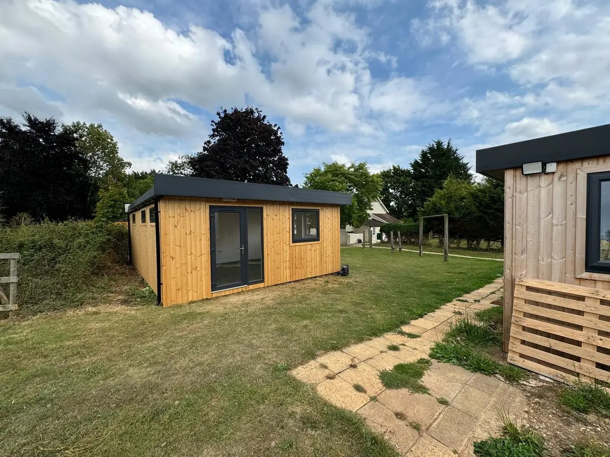 Cabins for Schools wooden classrooms with redwood cladding