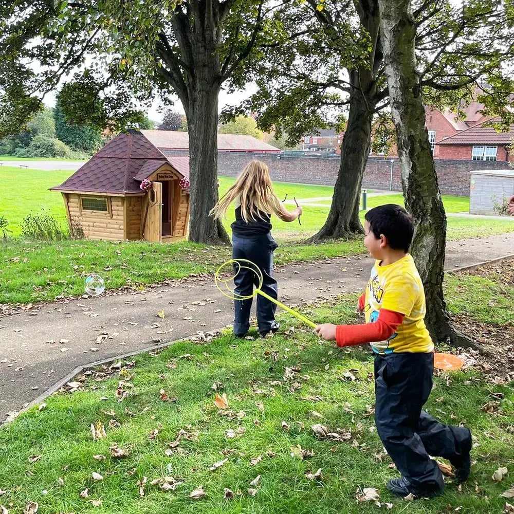 Moorgate Primary Academy's Forest learning log cabin