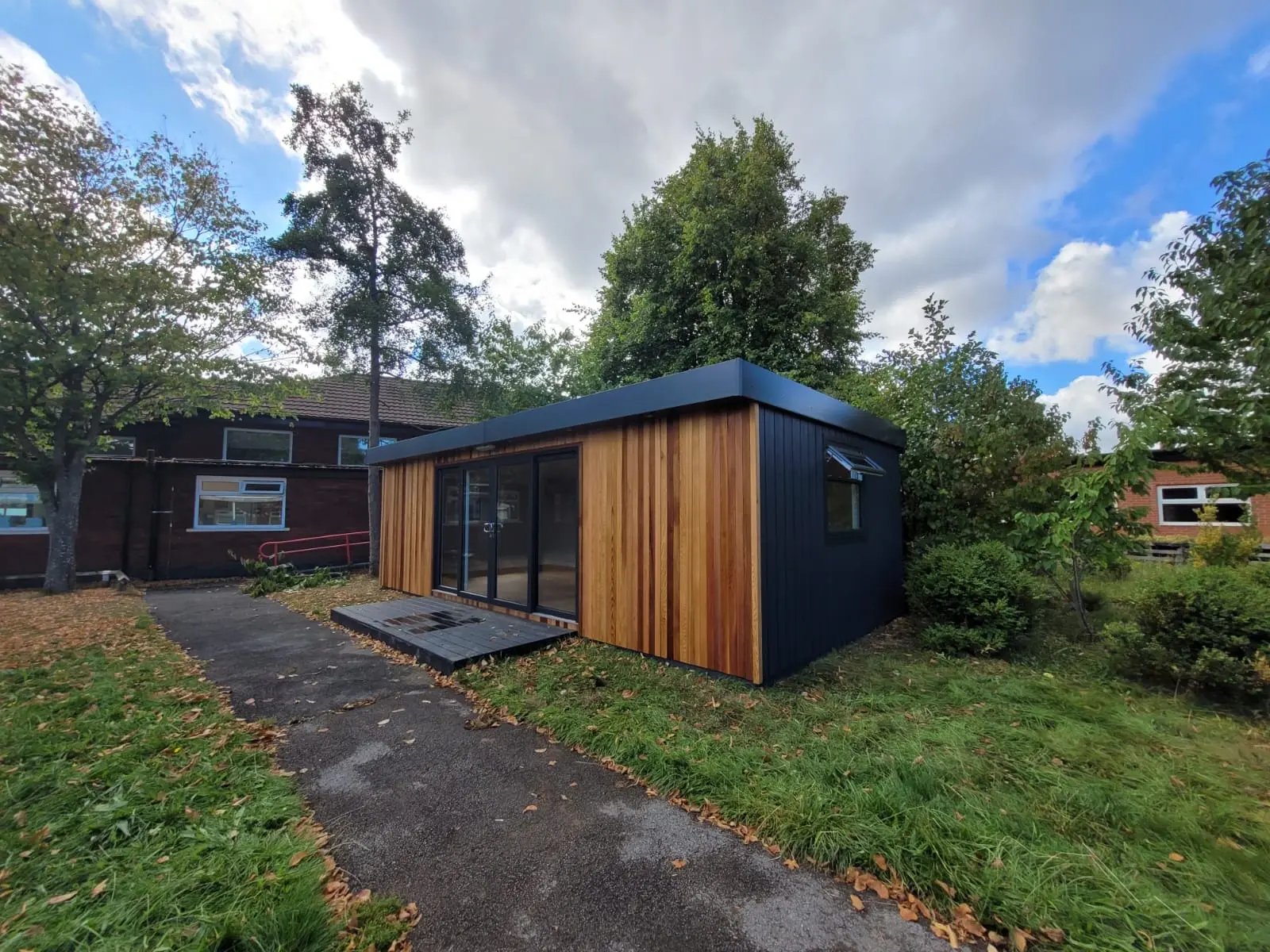 Cabins for Schools hybrid cladding early years room
