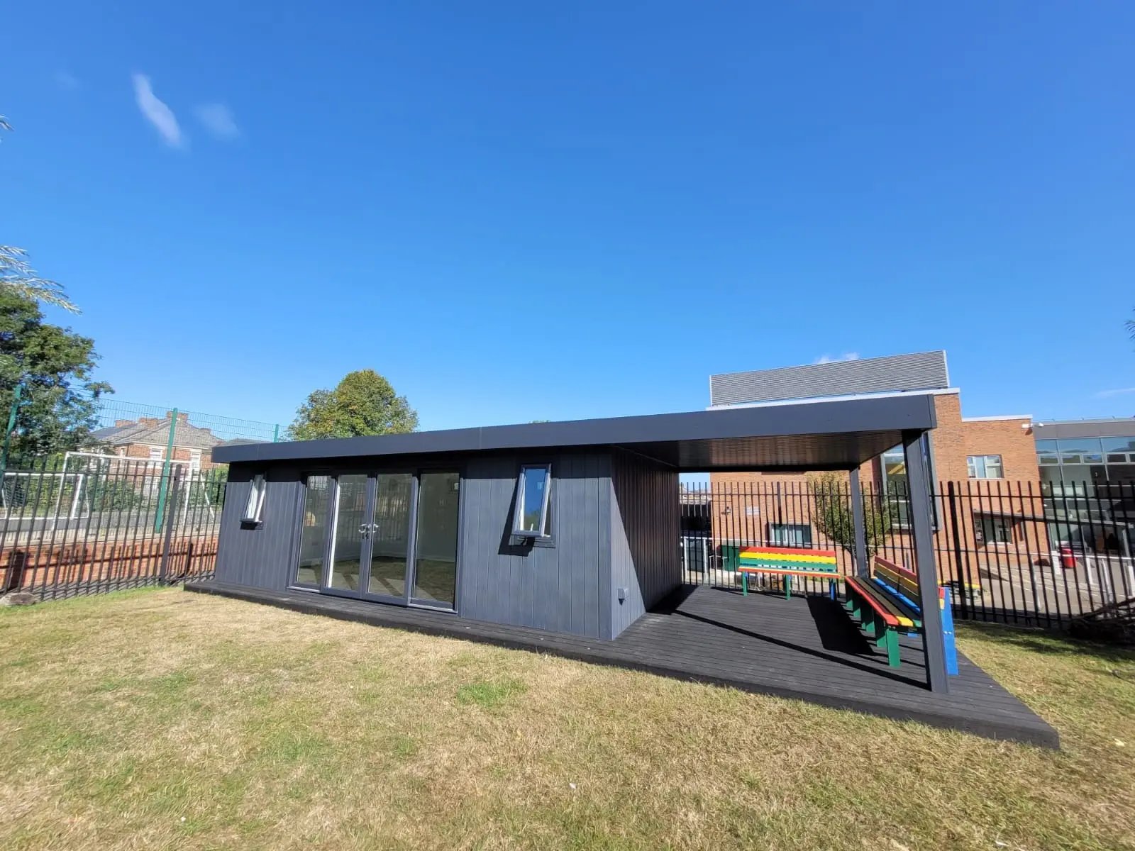 cabins for schools outdoor eco classroom
