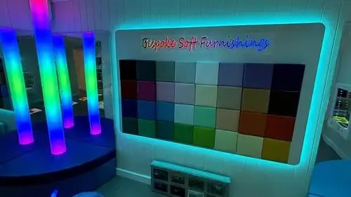 Cabins for schools Show site sensory room