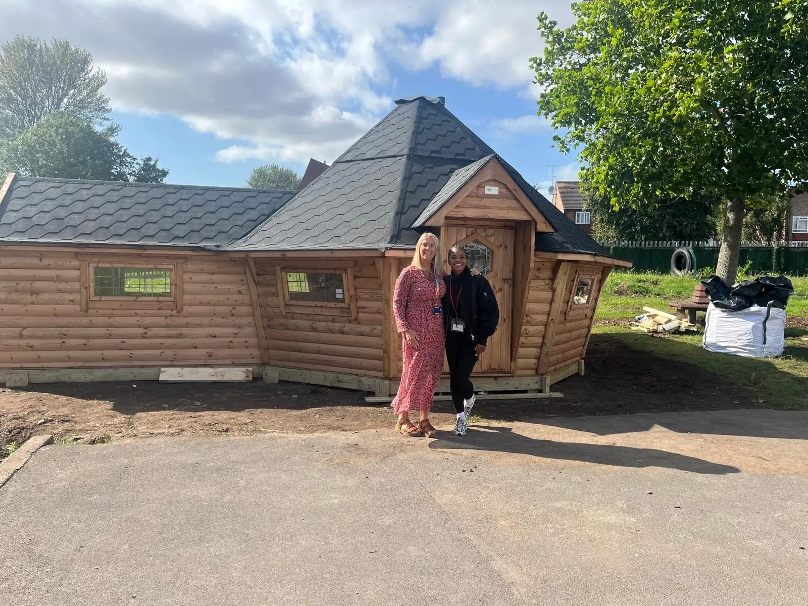 wraparound childcare team supporting a range of play activities and learning