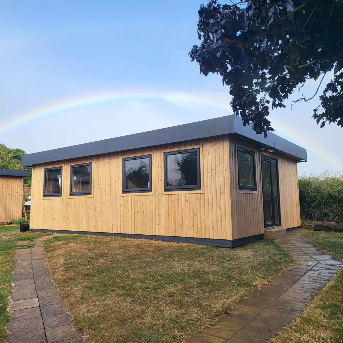 Cabins for Schools wooden classrooms with redwood cladding