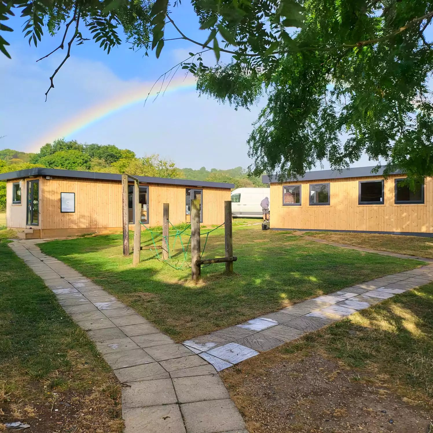twin modular classrooms
