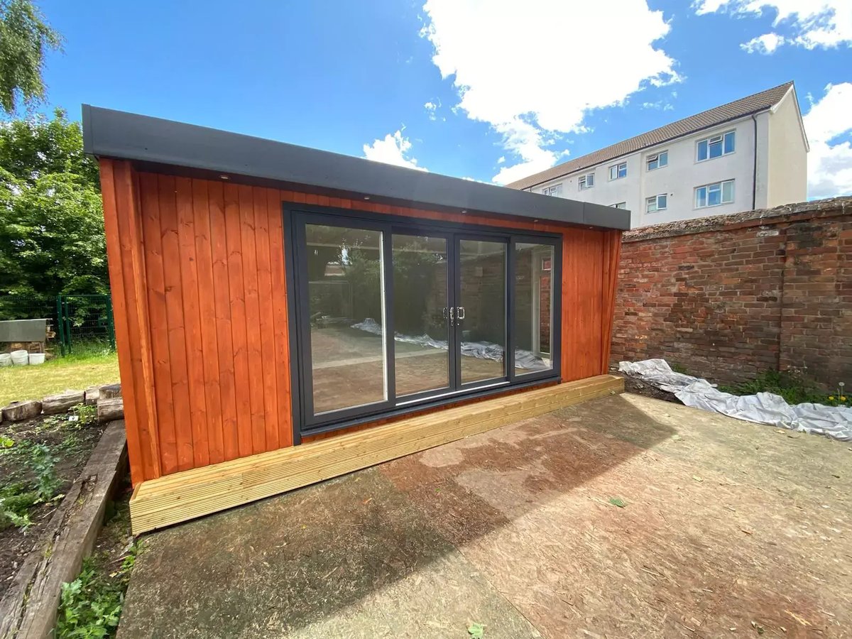 Cabins for Schools wooden classrooms with redwood cladding