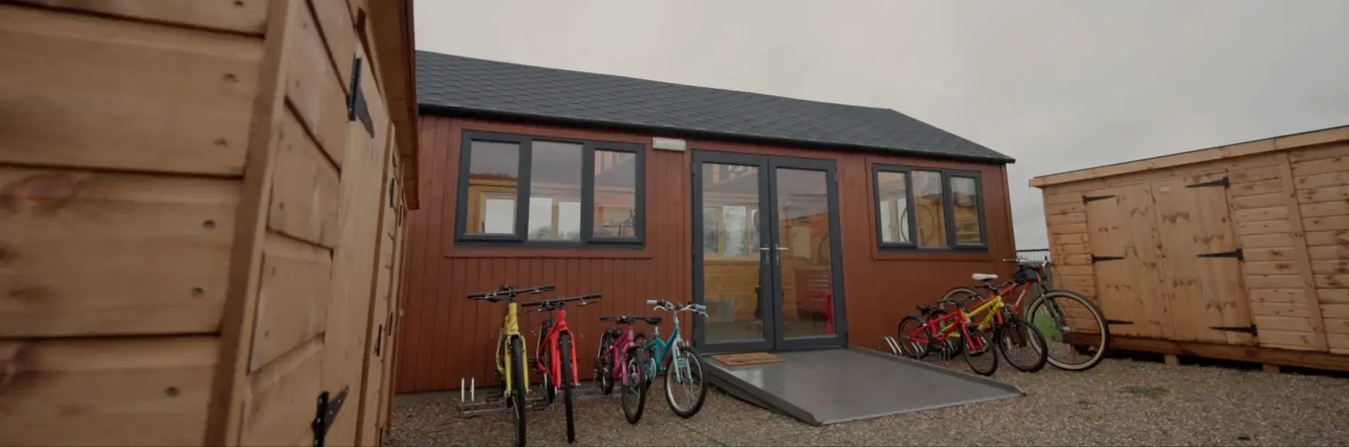 bicycle repair workshop building
