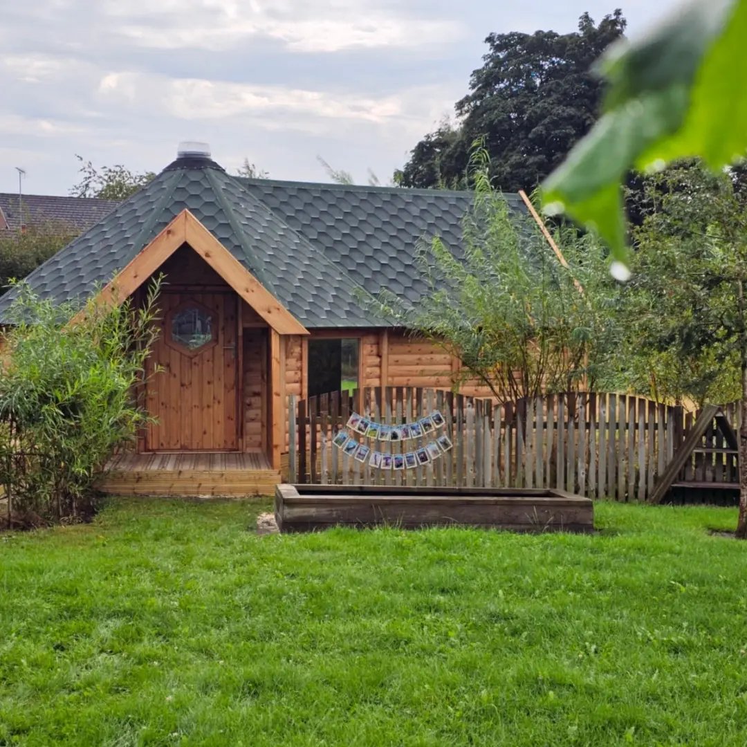 log cabin wraparound care outdoor space log cabin wraparound care outdoor space