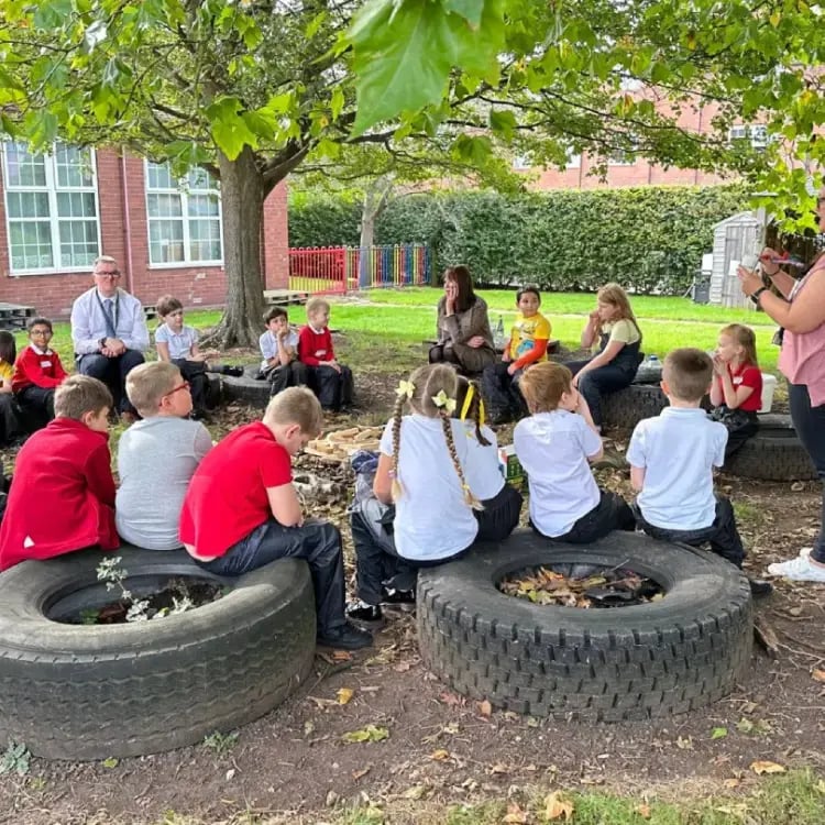 Moorgate Primary Academy's Forest Learning Log Cabin