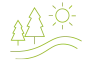 Benefits of Log Cabin icon connection to nature