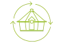 Benefits of Log Cabin icon multifunctional