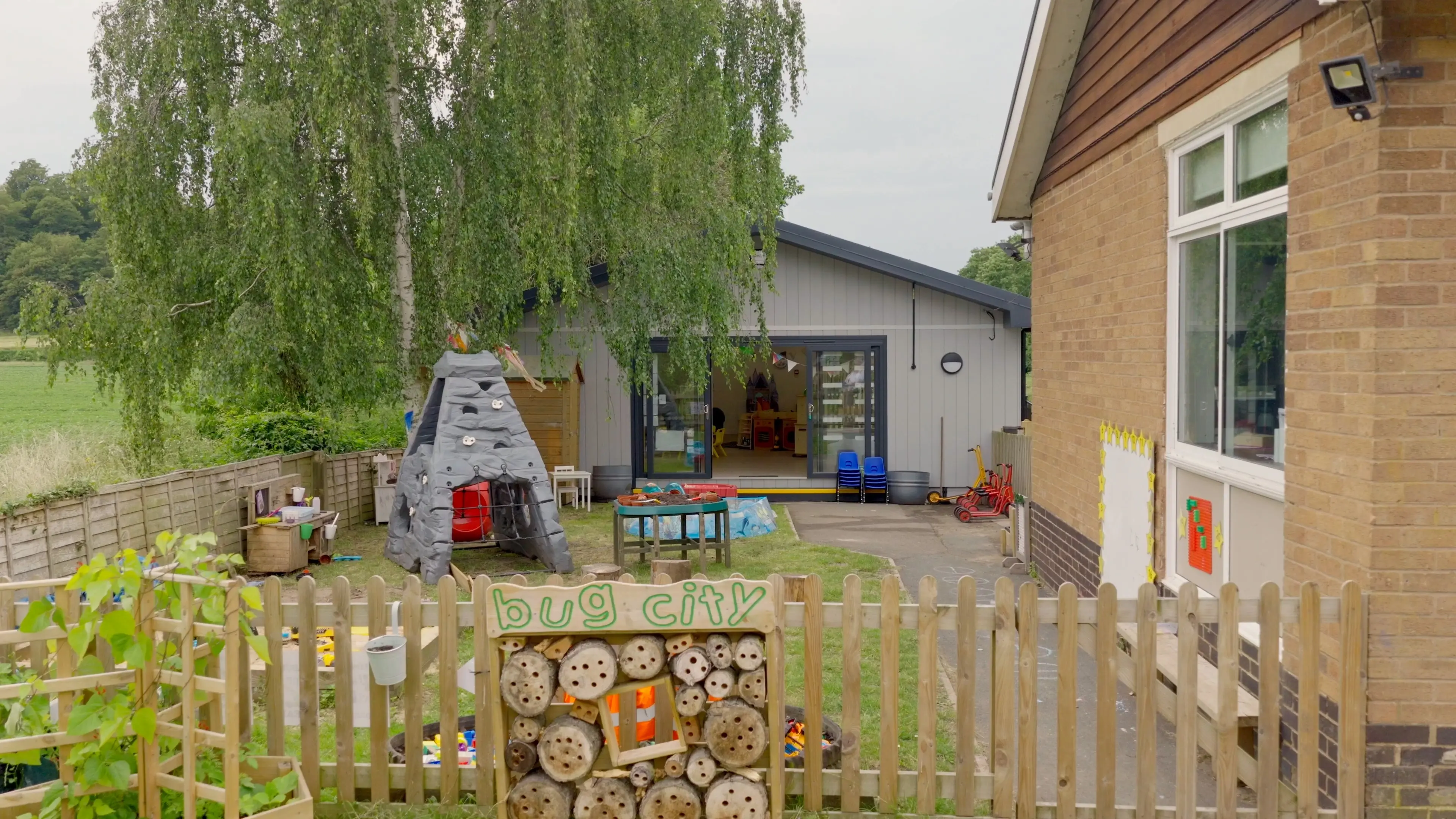 school based nursery building