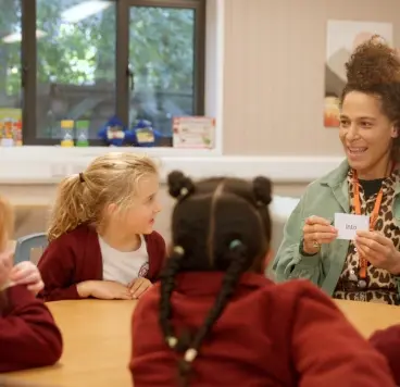 permanent school building used as an inclusion hub