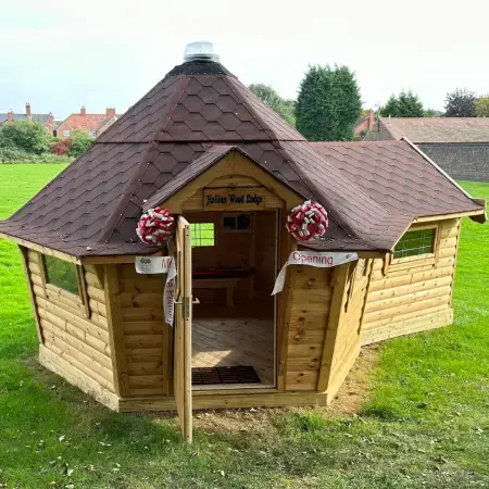 Moorgate primary academy forest learning log cabin