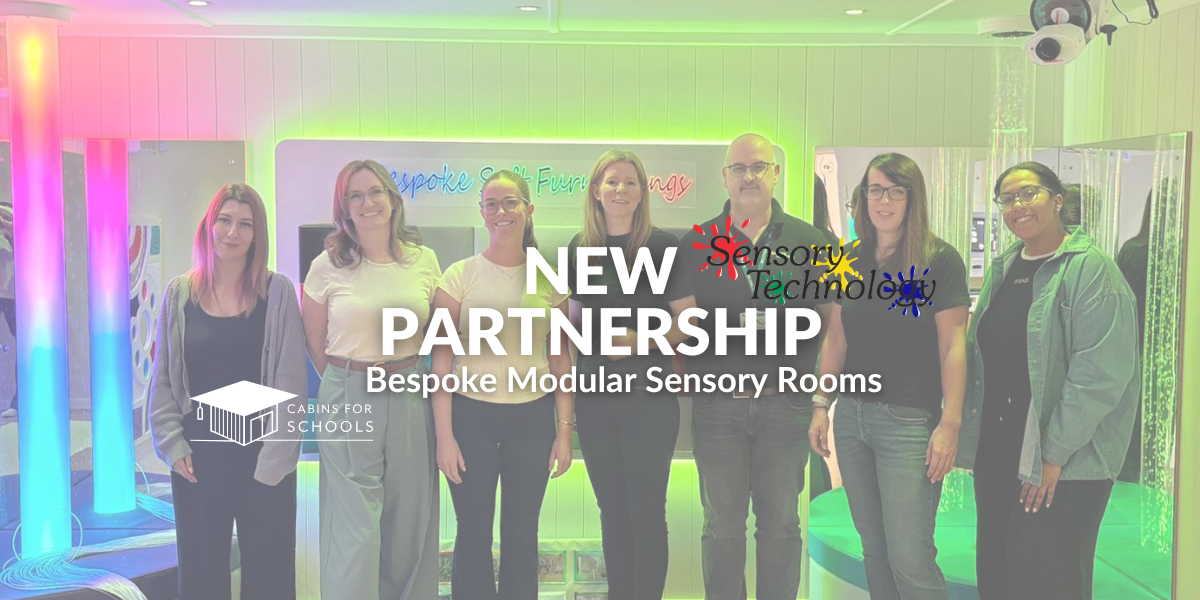 New Modular Sensory Rooms: Cabins for Schools Partners With Sensory Technology