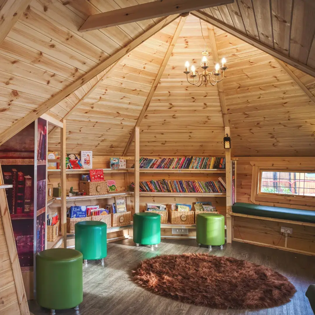 sherbourne fields school's library 
