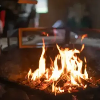 forest school BBQ cabin 