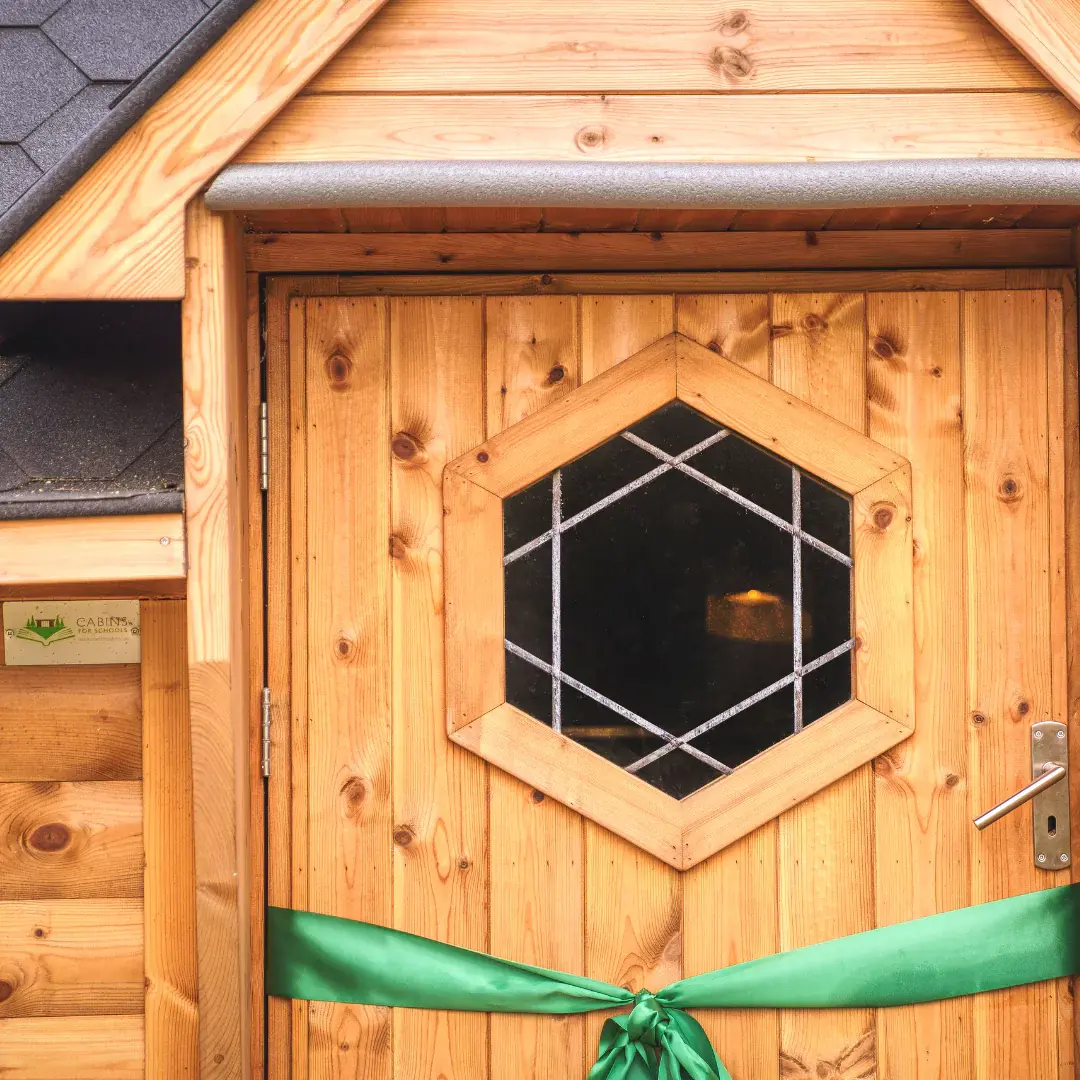 log cabin book nook