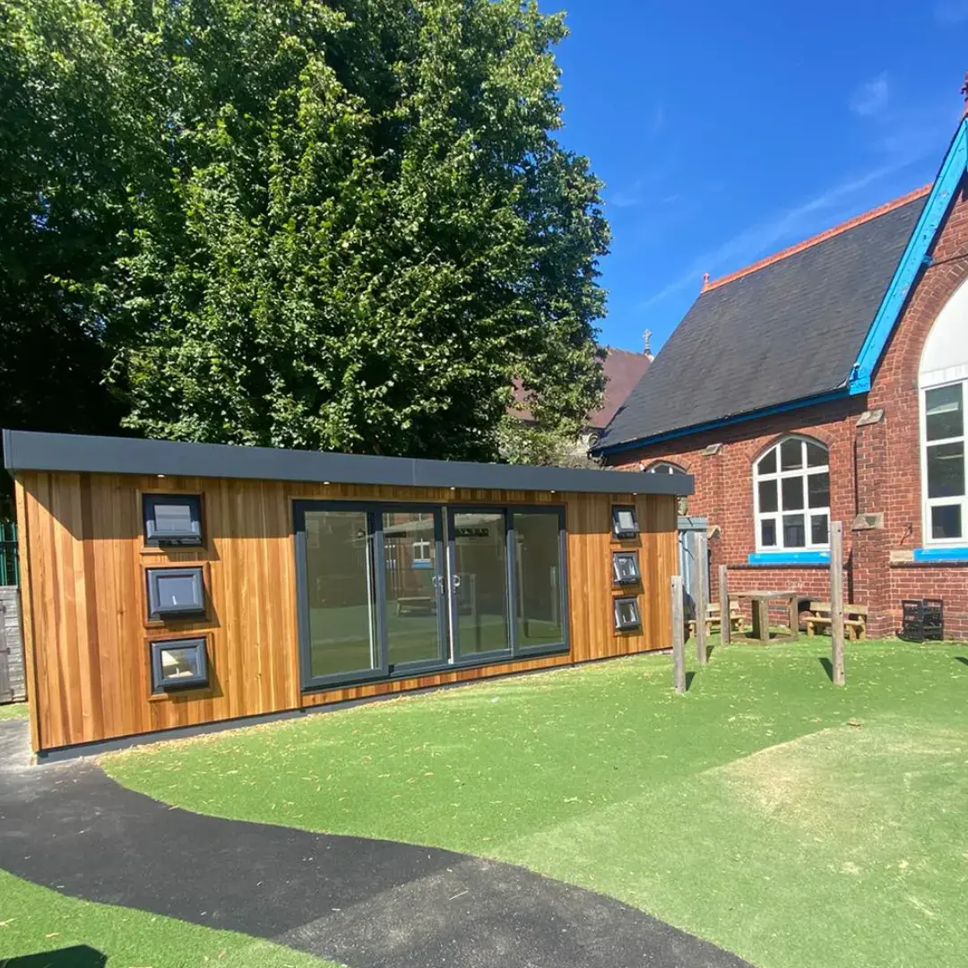 timber nursery building 