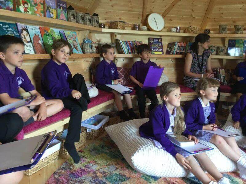 Reading Nook Teacher with Pupils 2
